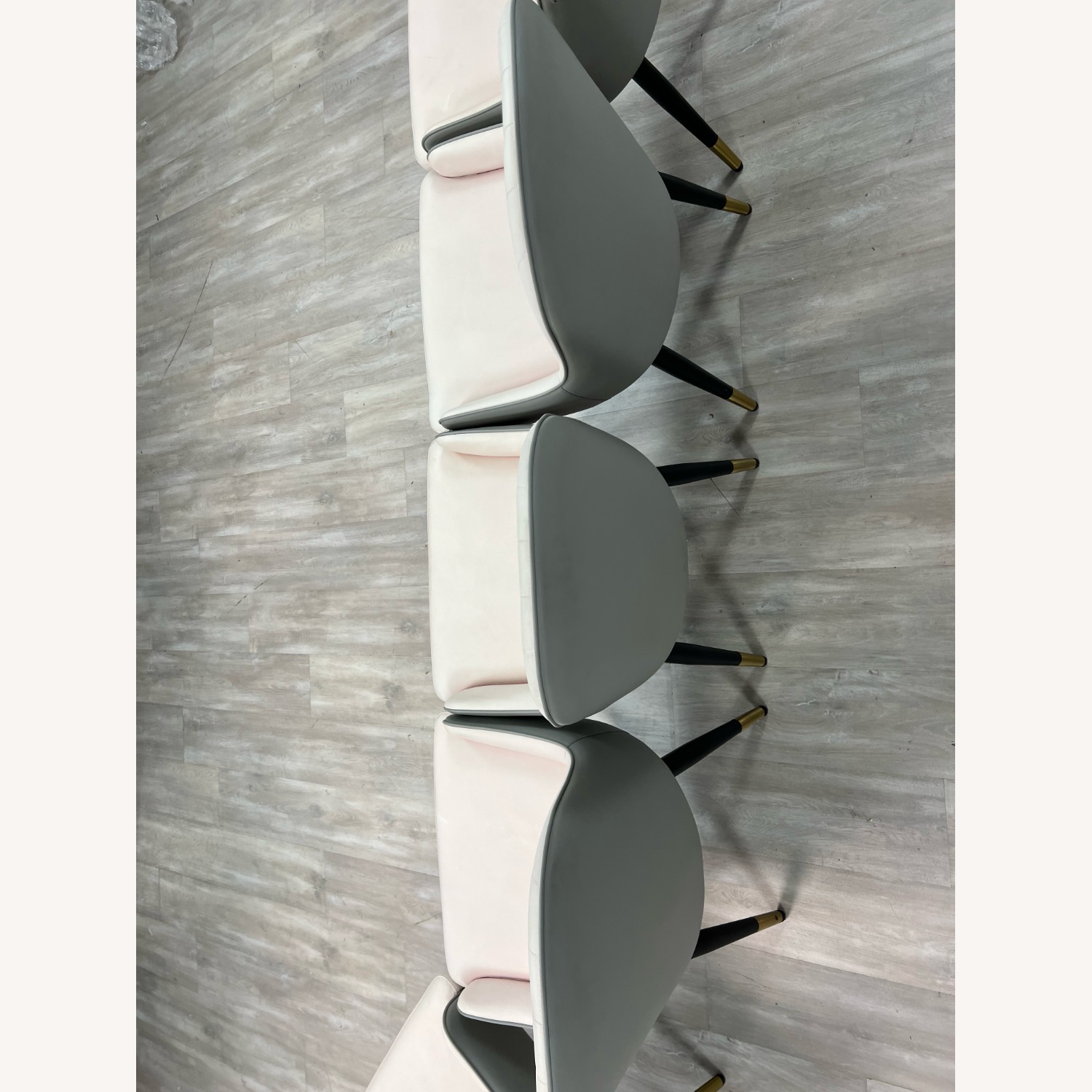 George Oliver Jentree Faux Leather Dining Chairs - image-6