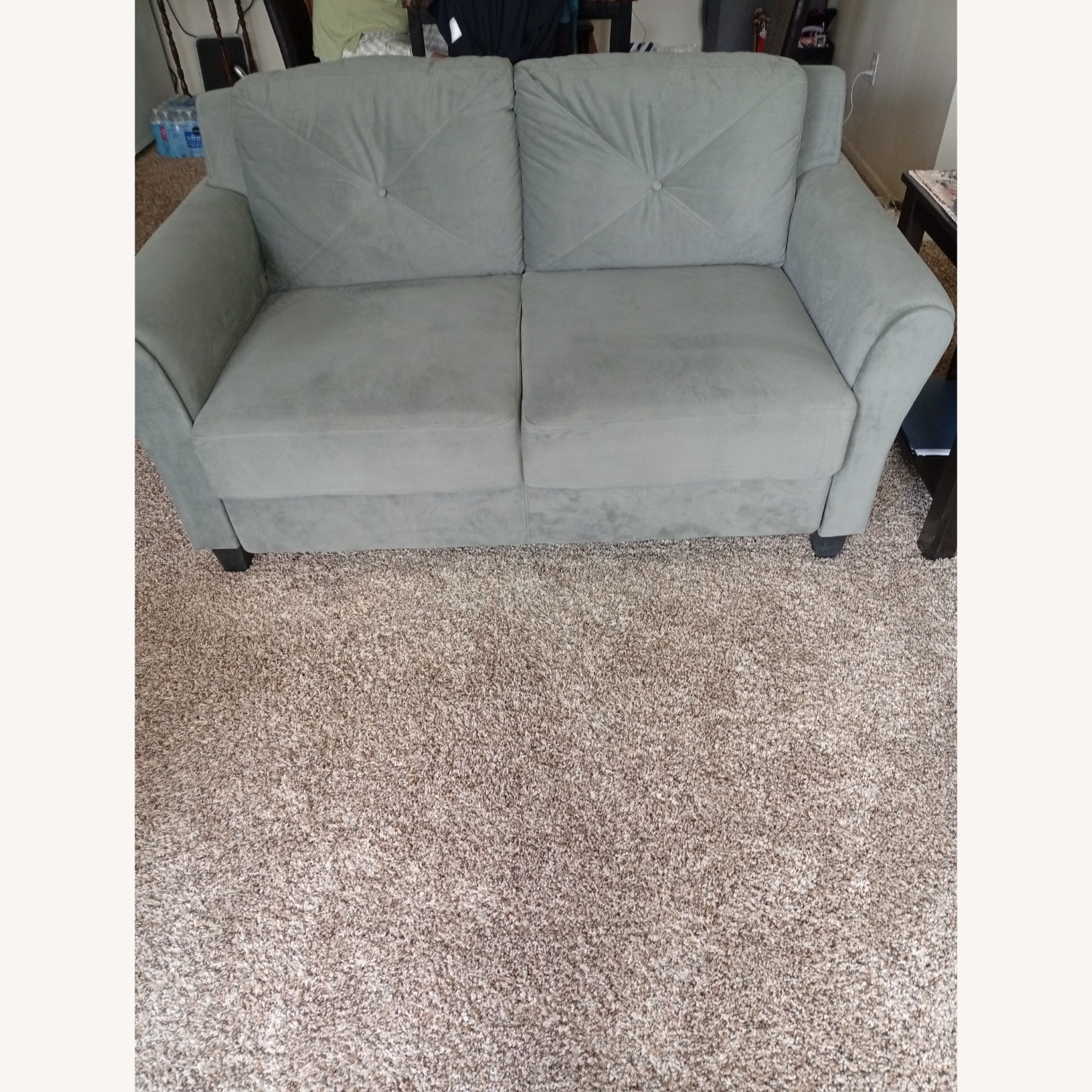 Lifestyle Solutions Blue 2 Seater Sofa - image-1