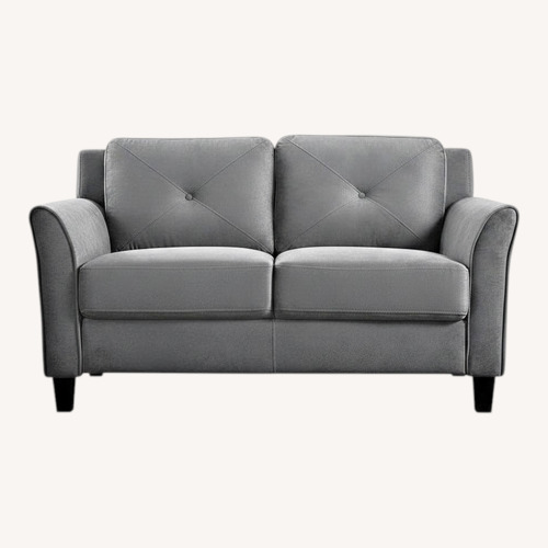 Used Lifestyle Solutions Blue 2 Seater Sofa for sale on AptDeco