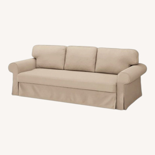 Used IKEA Natural Fabric Sleeper Sofa for sale on AptDeco