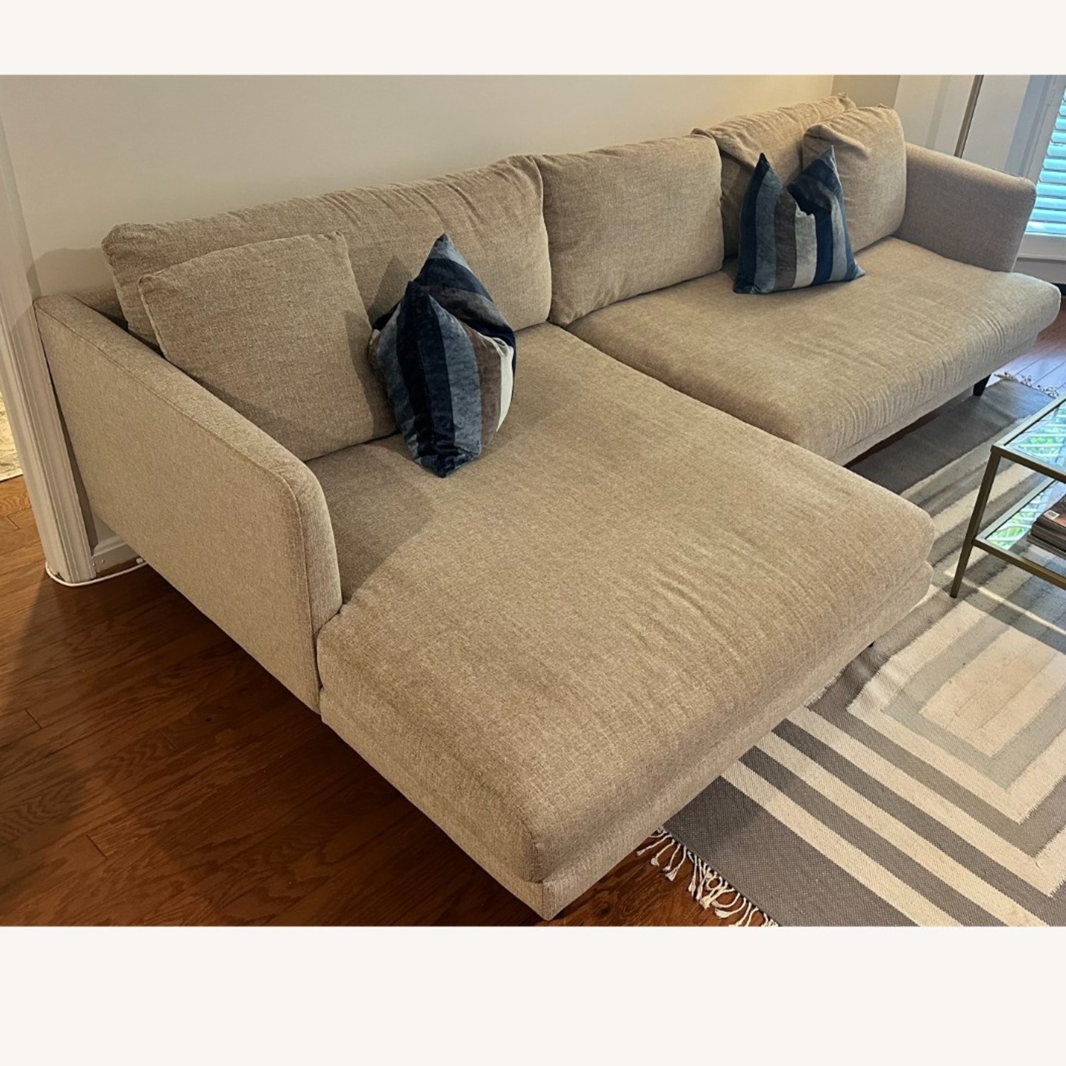 Joybird Lewis Natural Fabric Sectional - image-6