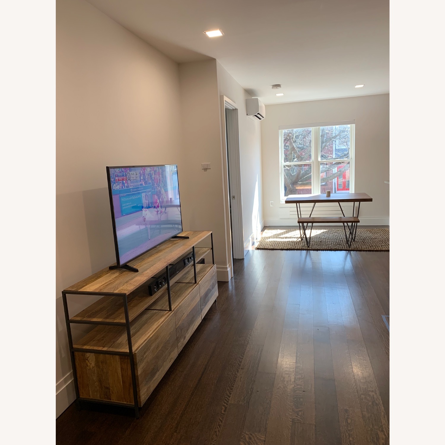West Elm Mango Industrial Modular Wood Media Storage - image-2