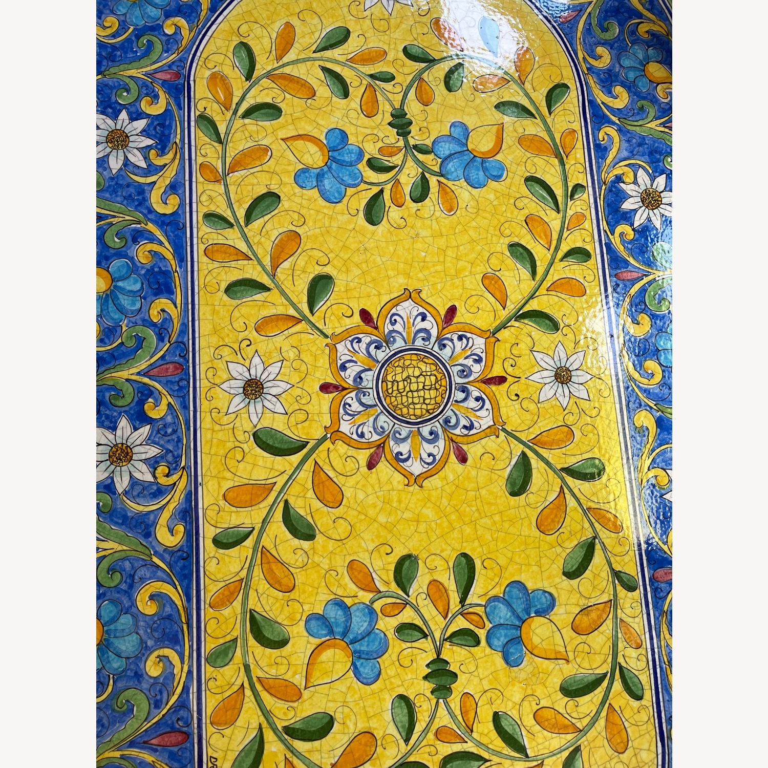 Casola Positano Yellow Ceramic Dining Table - image-3