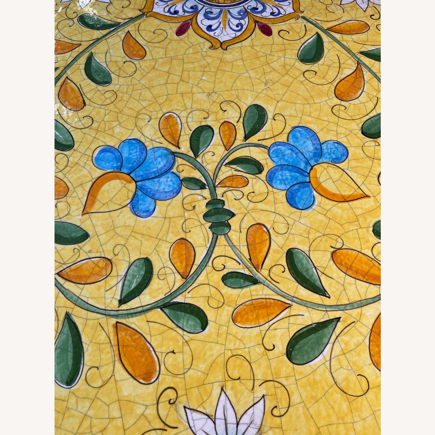 Casola Positano Yellow Ceramic Dining Table - image-10
