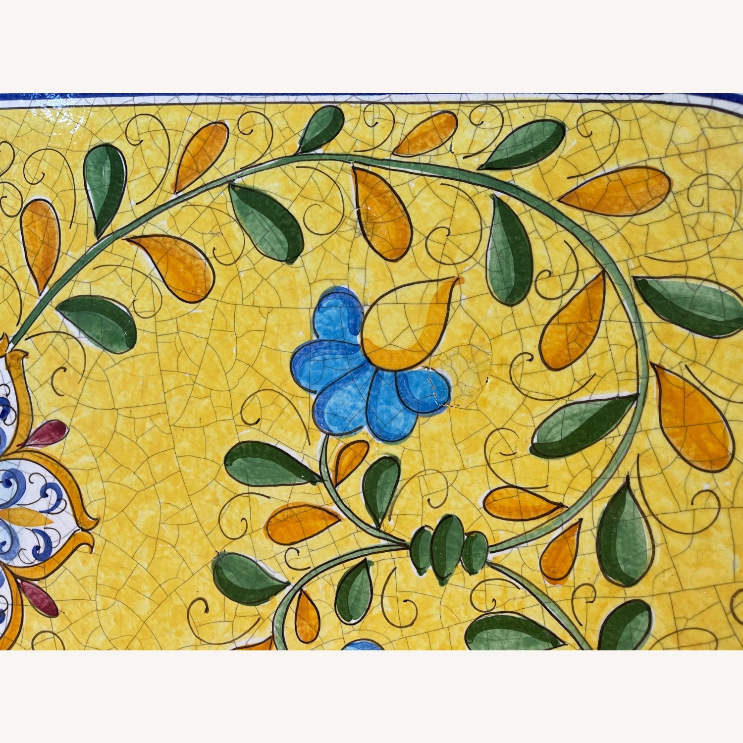 Casola Positano Yellow Ceramic Dining Table - image-15