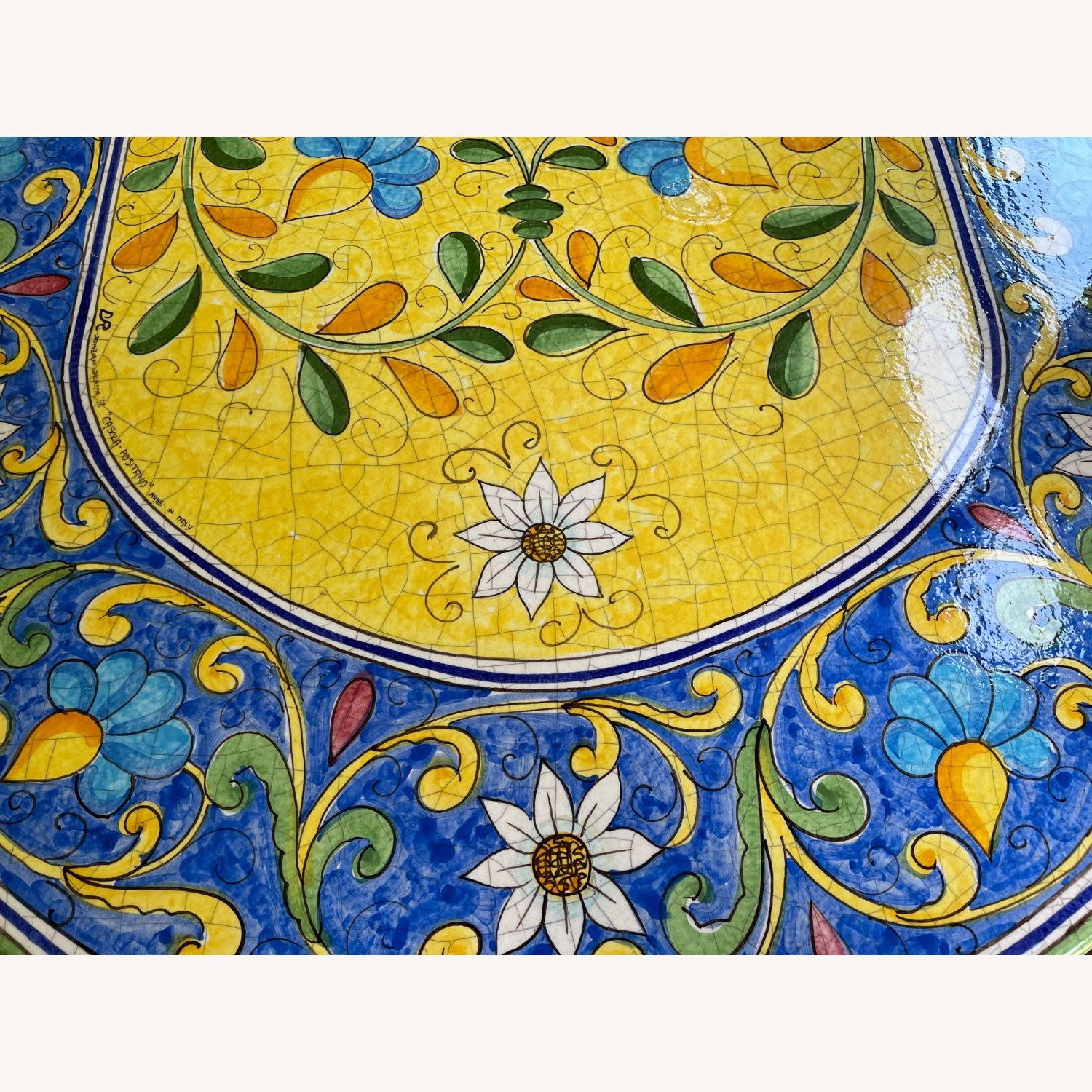 Casola Positano Yellow Ceramic Dining Table - image-6