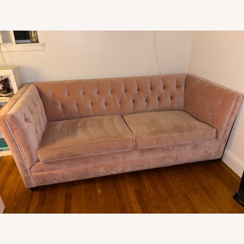 Used Mitchell Gold + Bob Williams Pink Sleeper Sofa for sale on AptDeco
