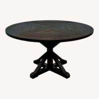 Greyleigh Ashbaugh Pine Round Dining Table