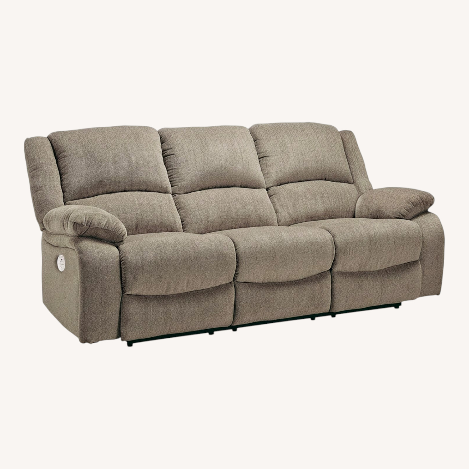 Ashley Furniture Draycoll Dark Gray Fabric 3+ Seater Sofa - image-0