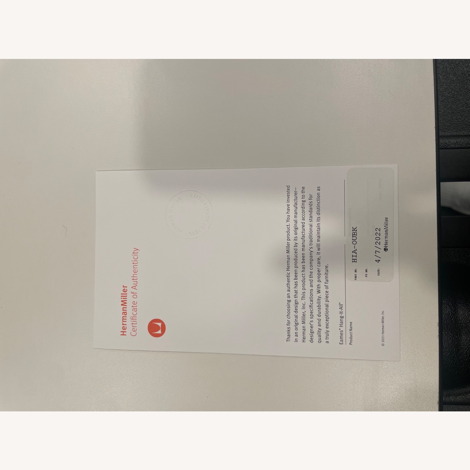 Herman Miller Nelson Swag Leg Desk - image-8