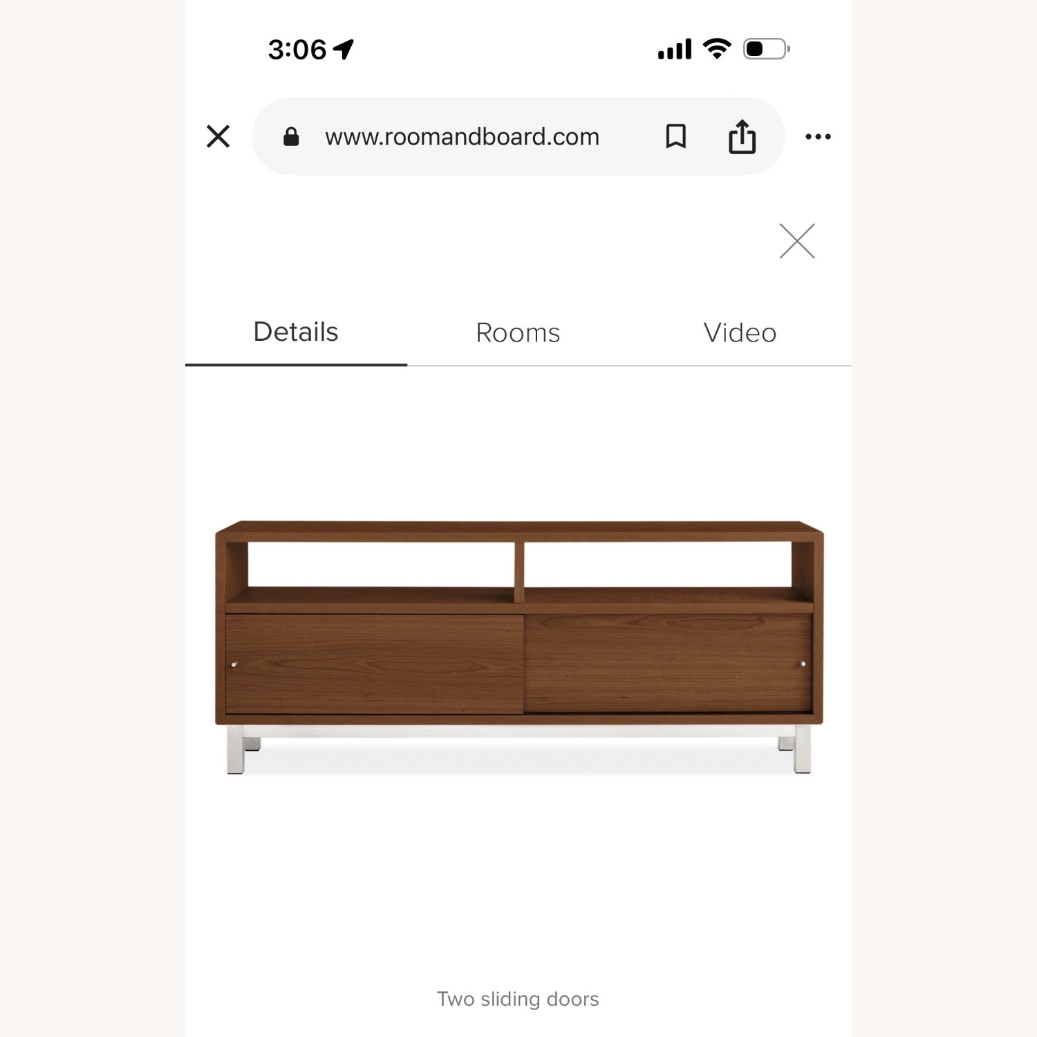 Room & Board Slim Profile TV Console - image-5
