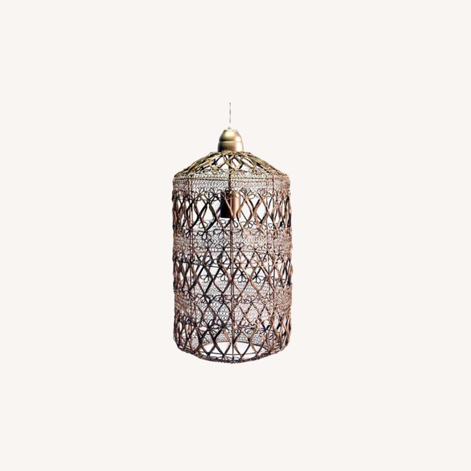 Antique Brass Ceiling Lighting Fixture - image-3