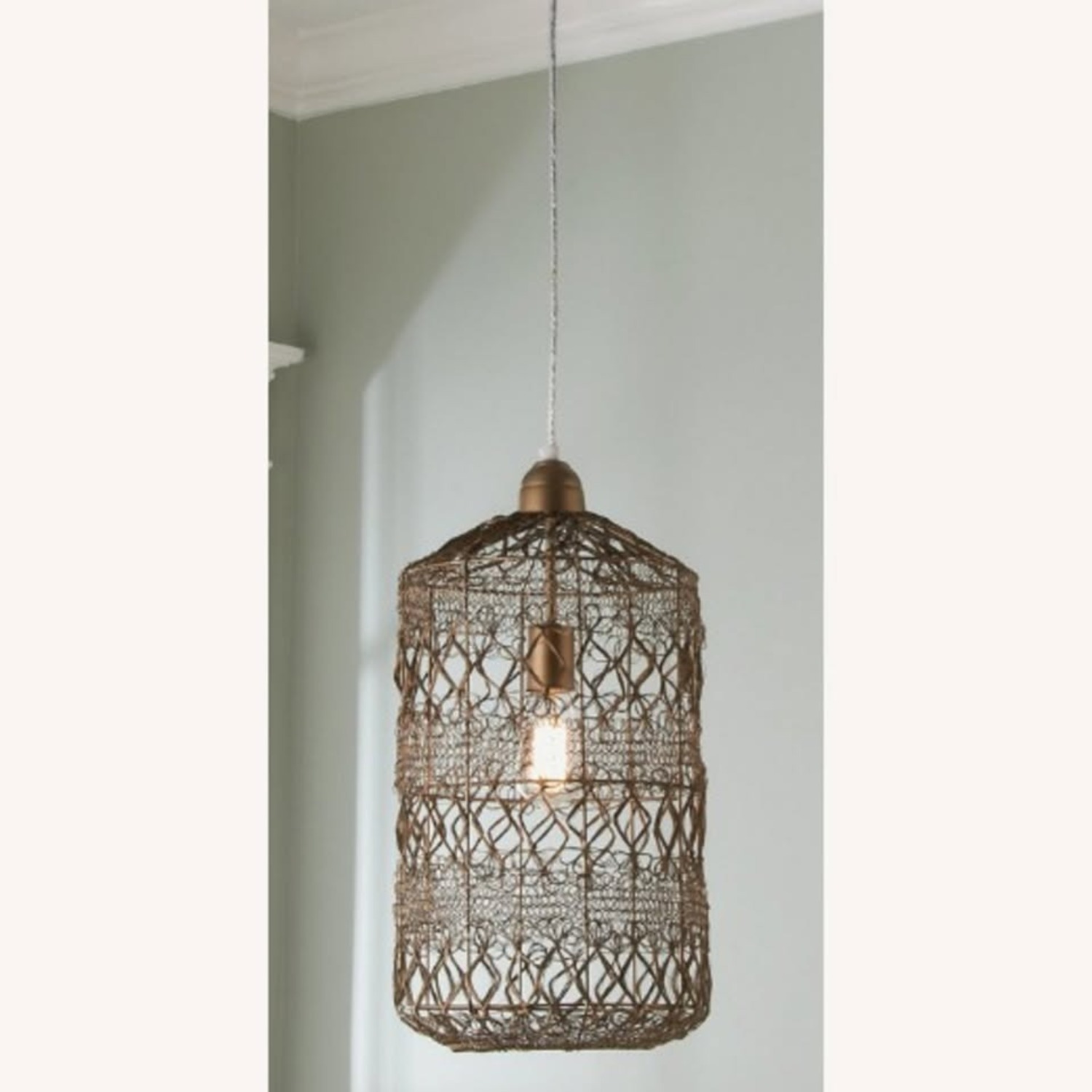 Antique Brass Ceiling Lighting Fixture - image-2