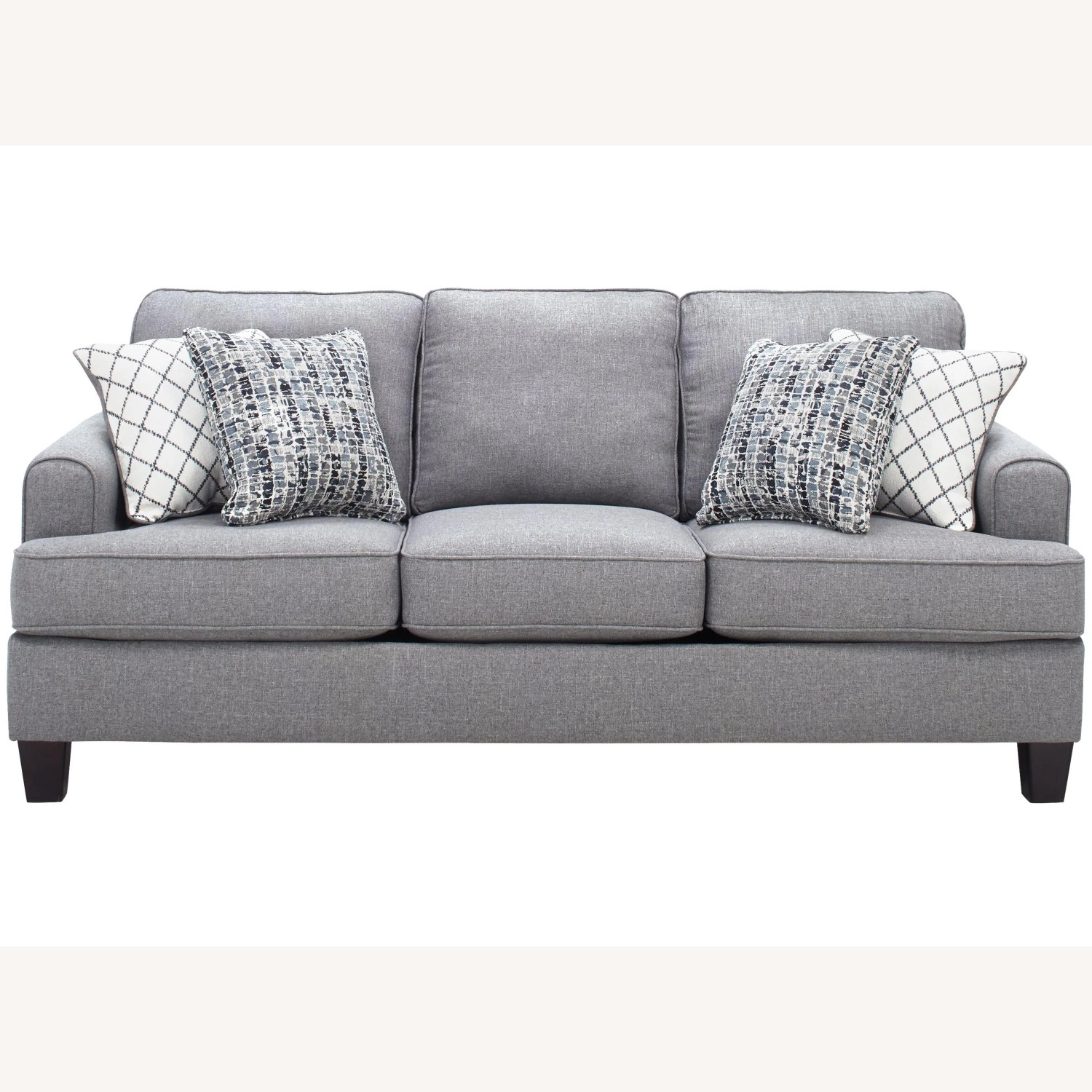 Raymour & Flanigan Alphie Light Gray 3+ Seater Sofa - image-4