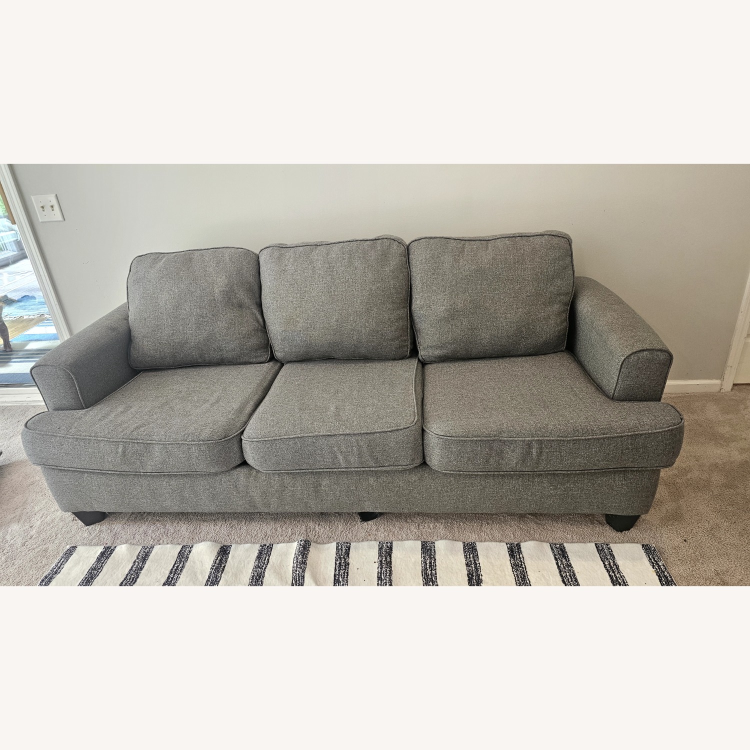 Raymour & Flanigan Alphie Light Gray 3+ Seater Sofa - image-2