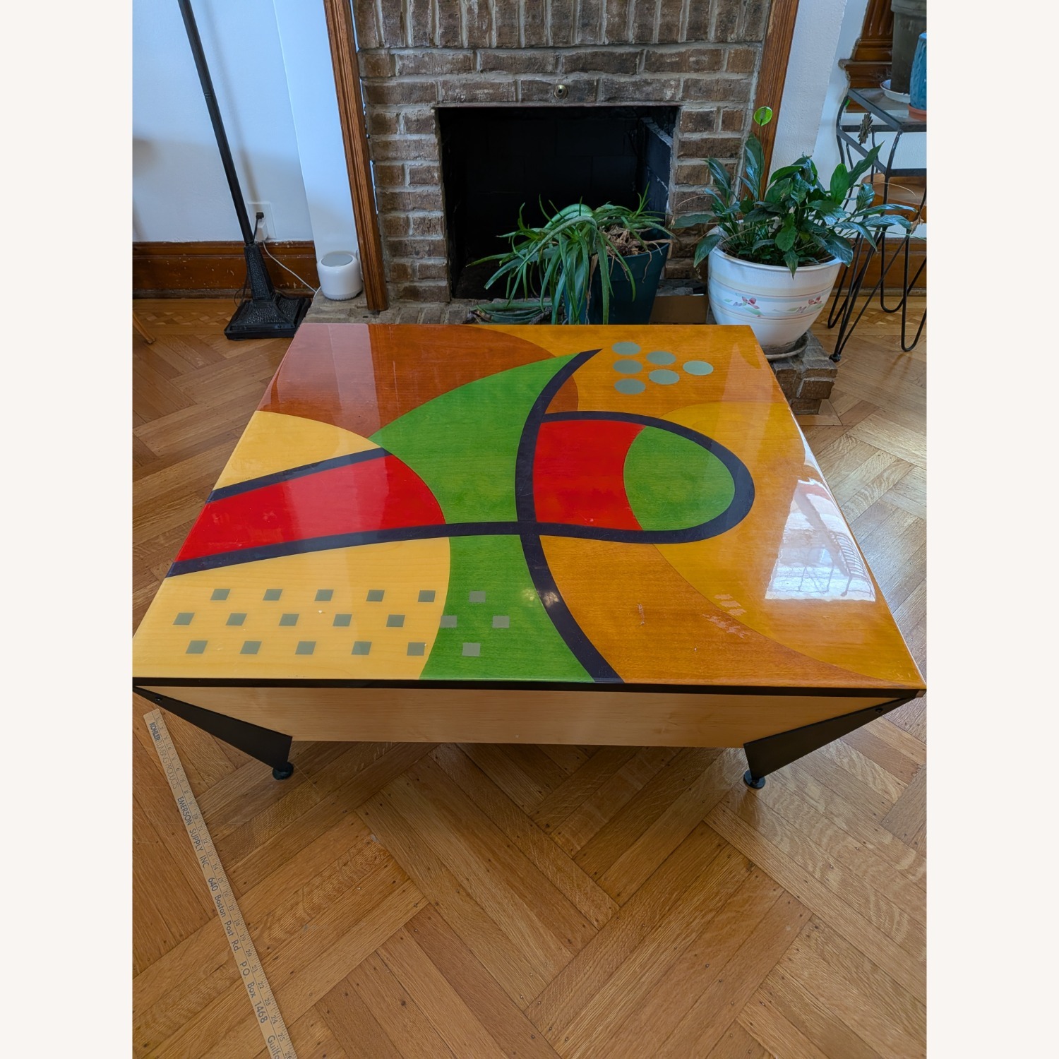 Vintage Benjamin Le Coffee Table Signed by Artist - image-5