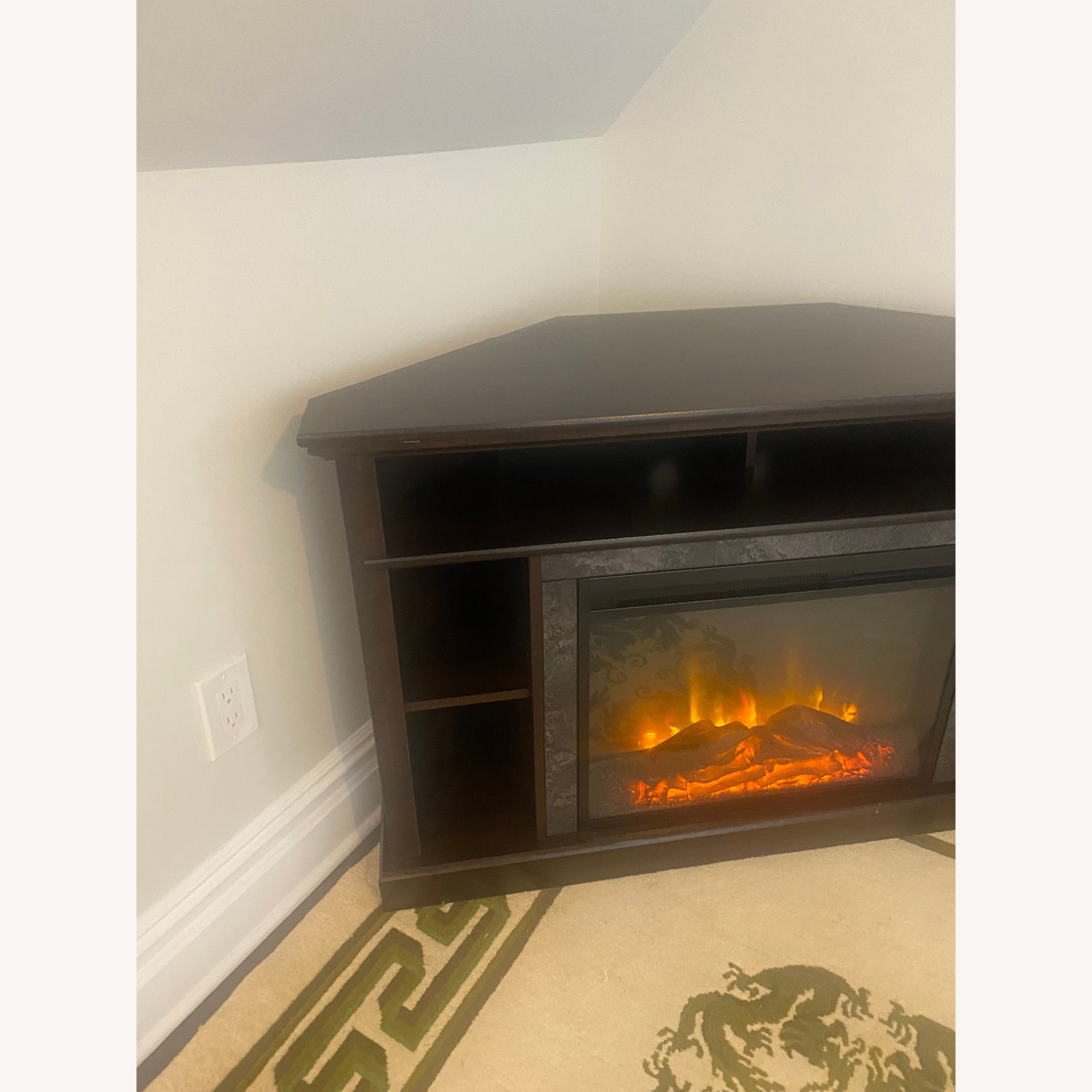 Ameriwood Electric Corner TV Stand - image-3