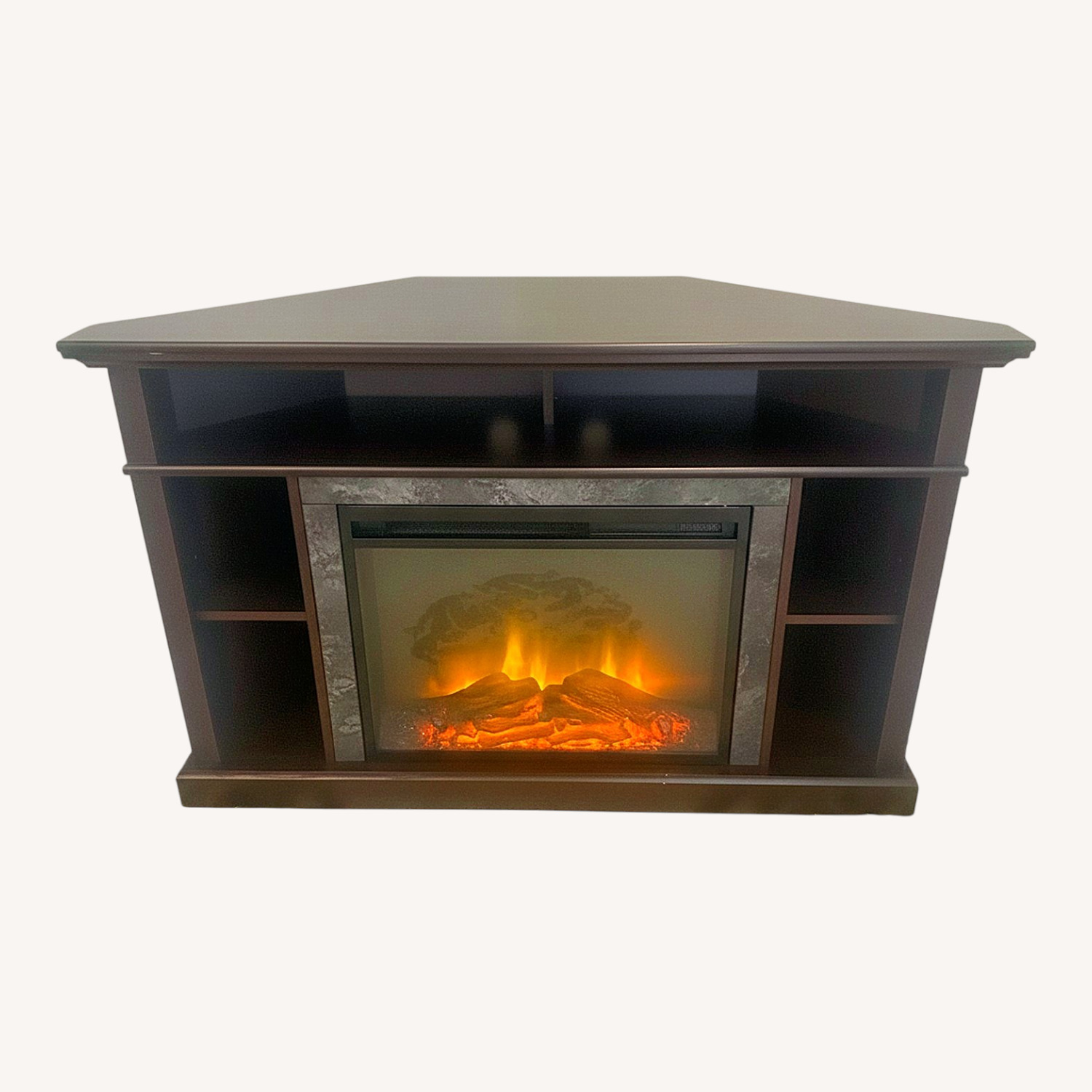 Ameriwood Electric Corner TV Stand - image-0