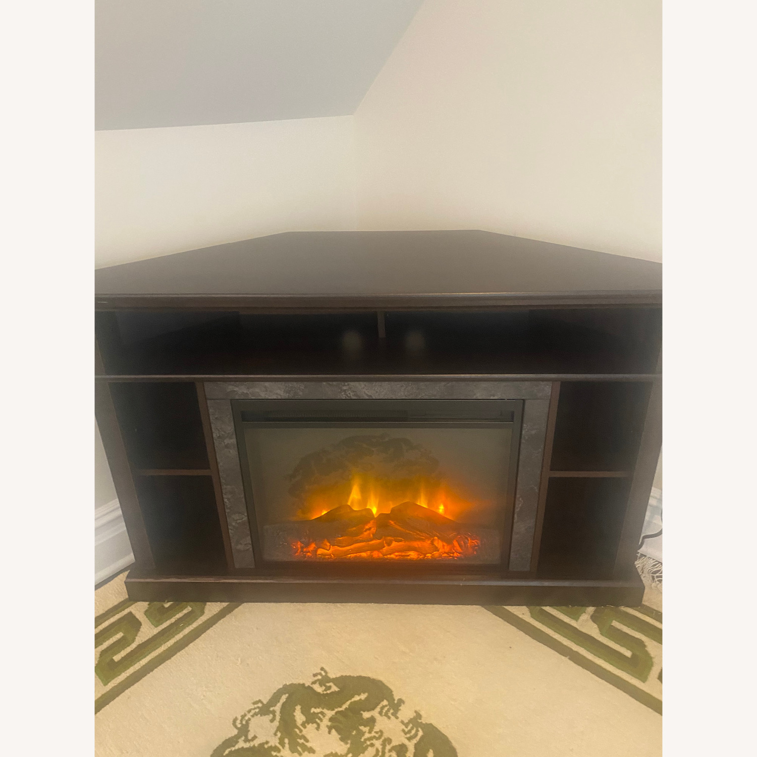 Ameriwood Electric Corner TV Stand - image-2
