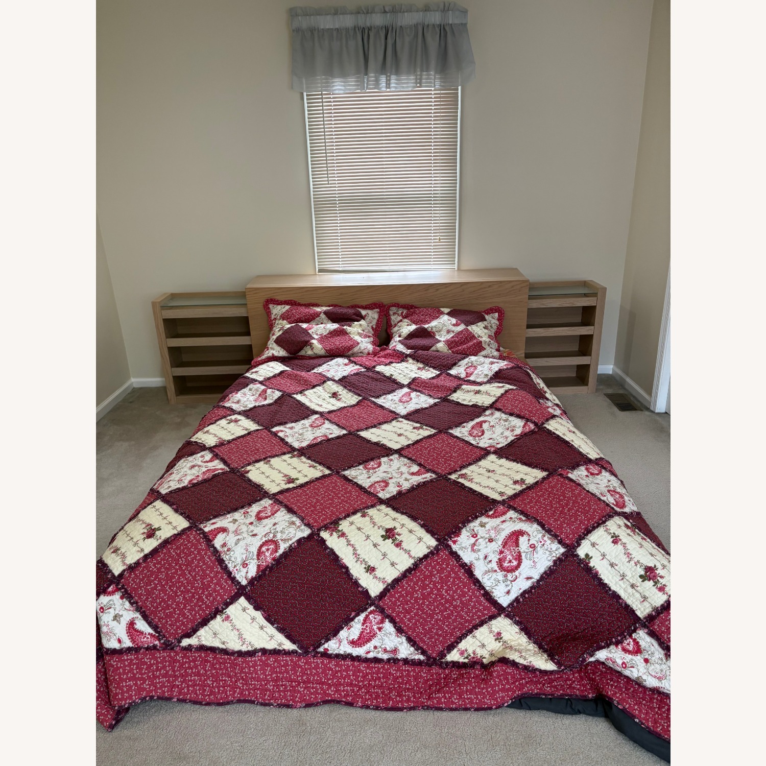 IKEA Bed with Sliding Storage and Headboard - image-4