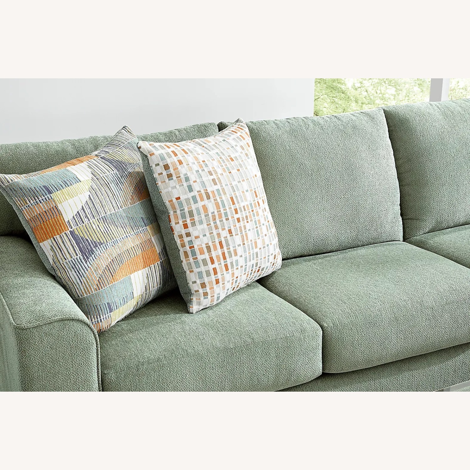 Rooms To Go Delcrest Green 3+ Seater Sofa - image-3