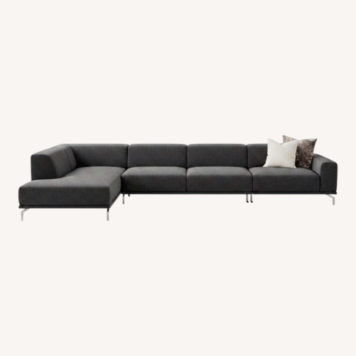 Used Roche Bobois Custom Grey Sectional for sale on AptDeco