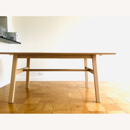 Used West Elm Jodie Natural Wood Dining Table for sale on AptDeco