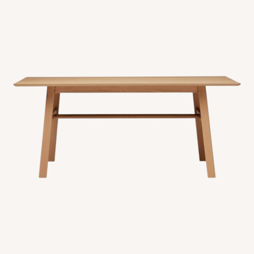 Used West Elm Jodie Natural Wood Dining Table for sale on AptDeco