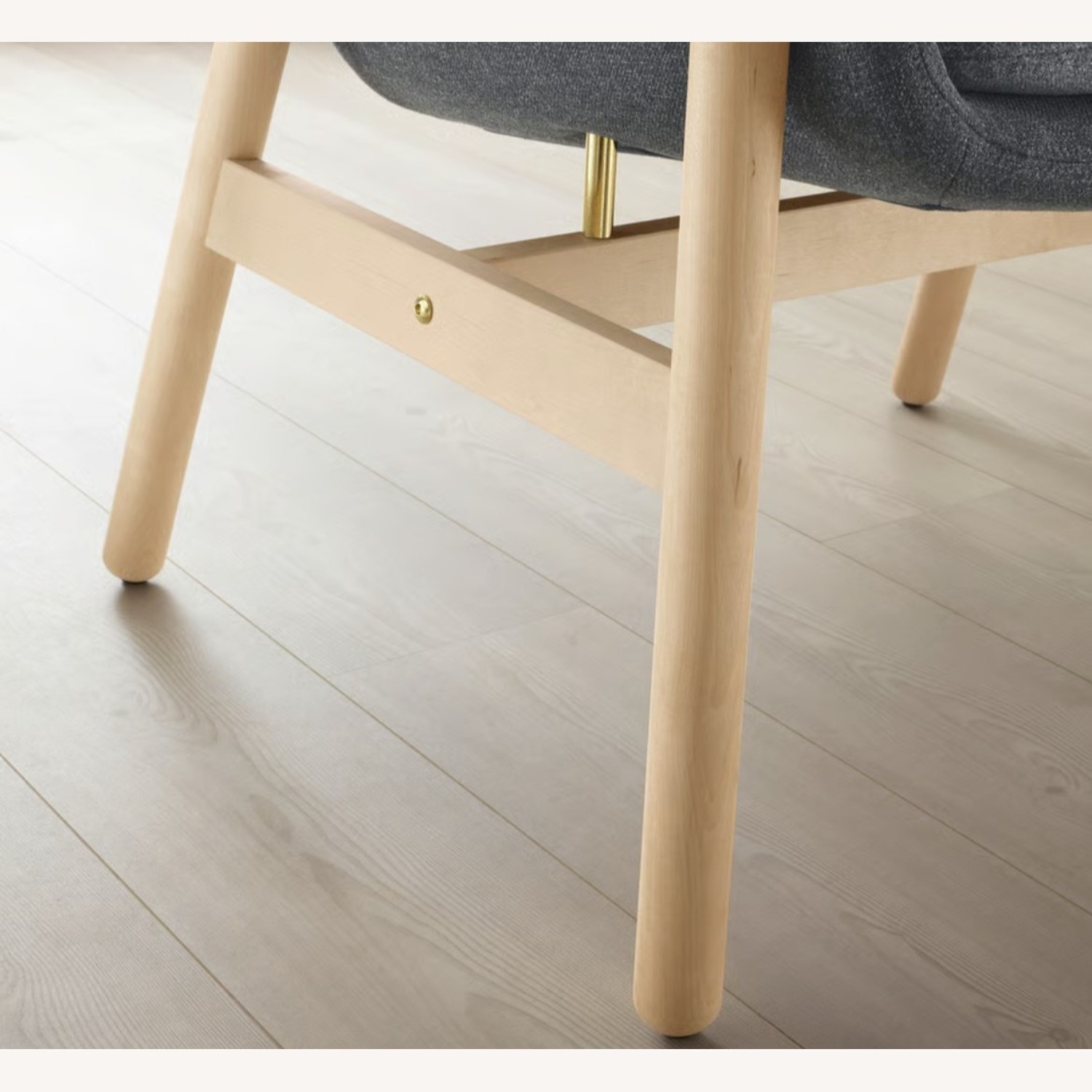 IKEA VEDBO Dark Gray Fabric Armchair - image-4