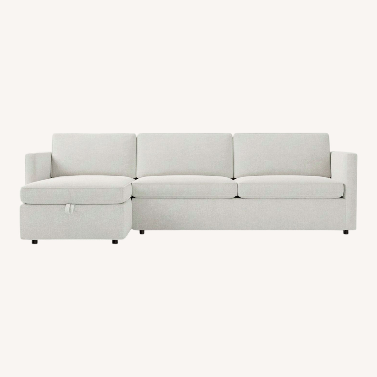West Elm Harris 2-Piece Storage Sectional 111" - image-0