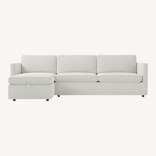 Used West Elm Harris 2-Piece Storage Sectional 111" for sale on AptDeco