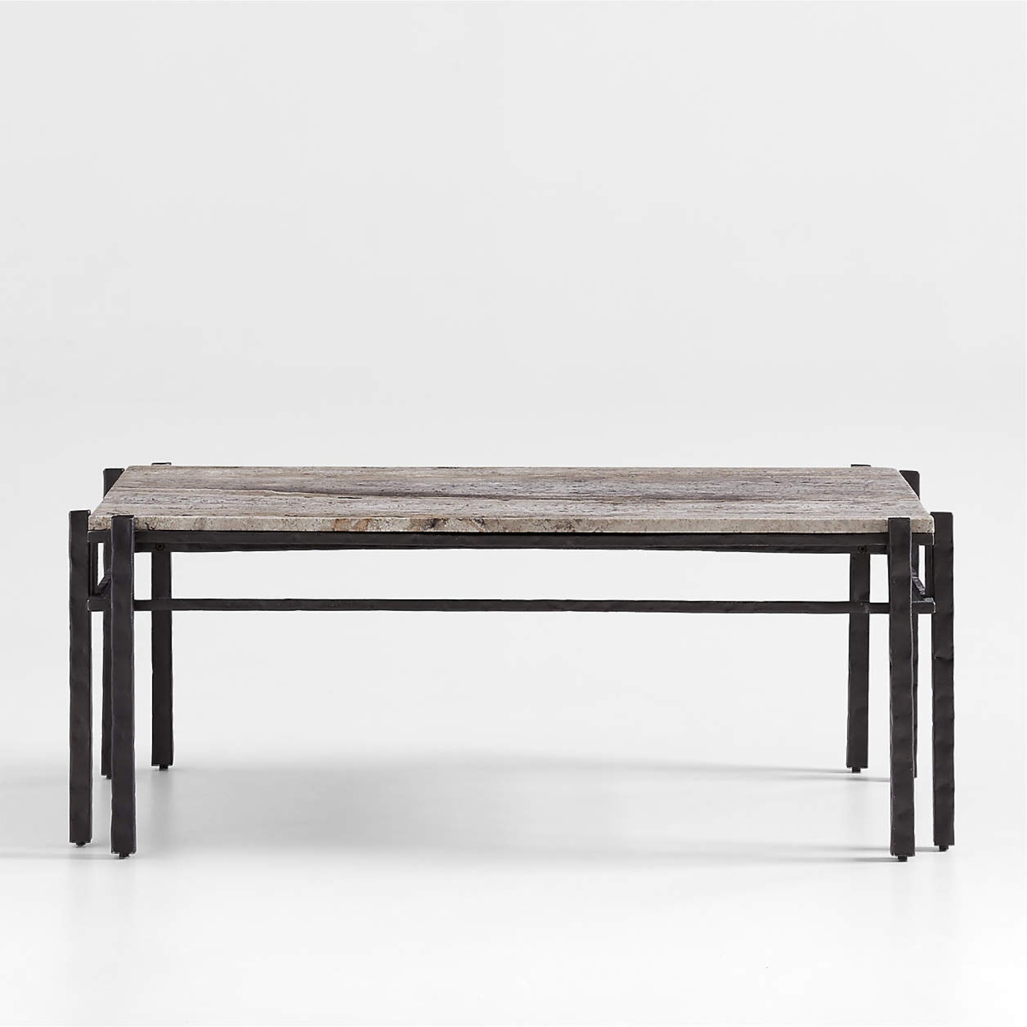 Crate & Barrel Marble Coffee Table - image-4