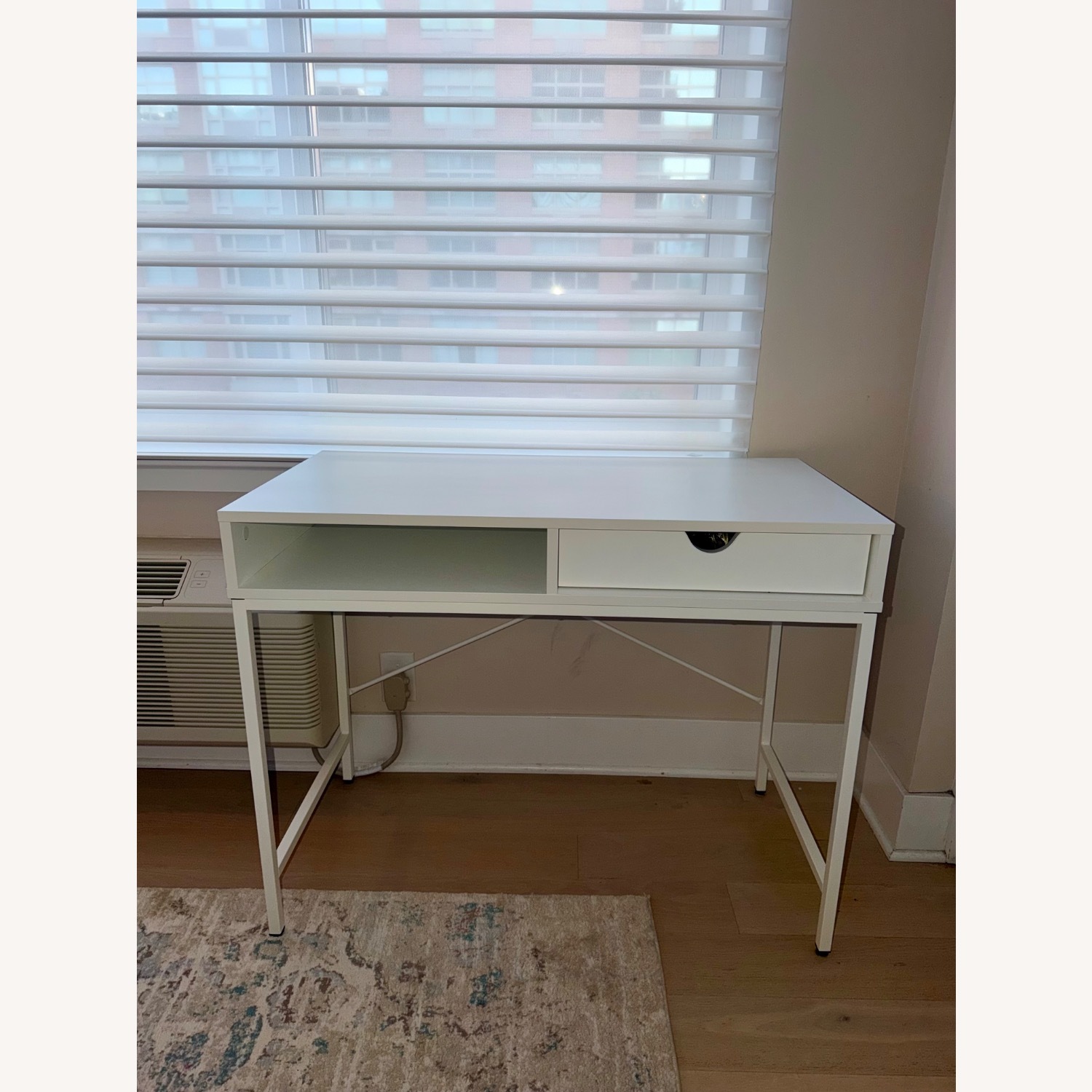 IKEA White Wood Desk - image-1