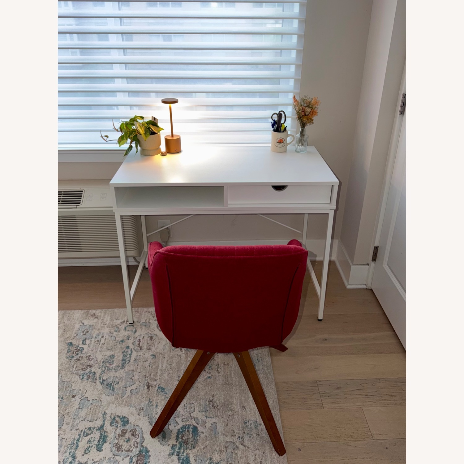 IKEA White Wood Desk - image-2