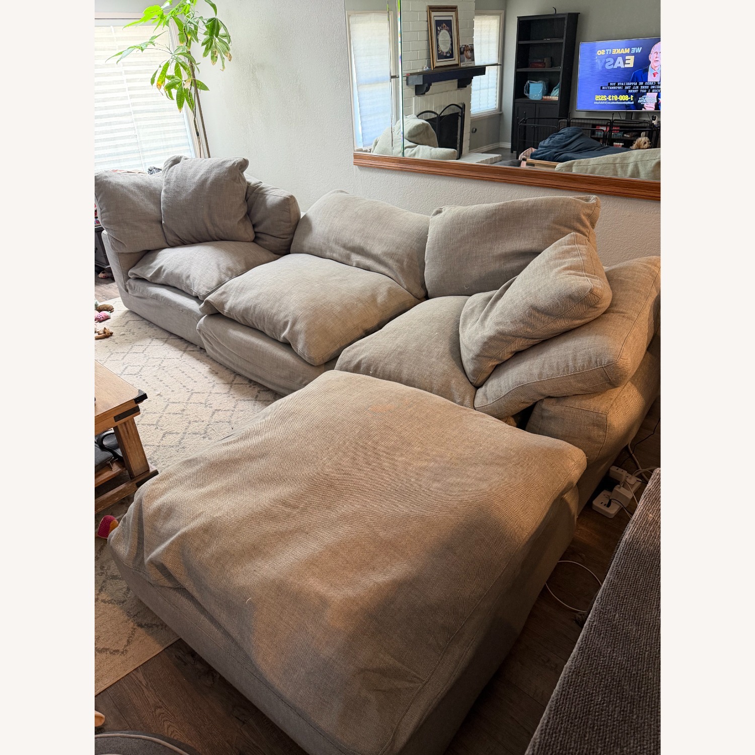 Restoration Hardware Cloud 3+ Piece Sectional - image-2