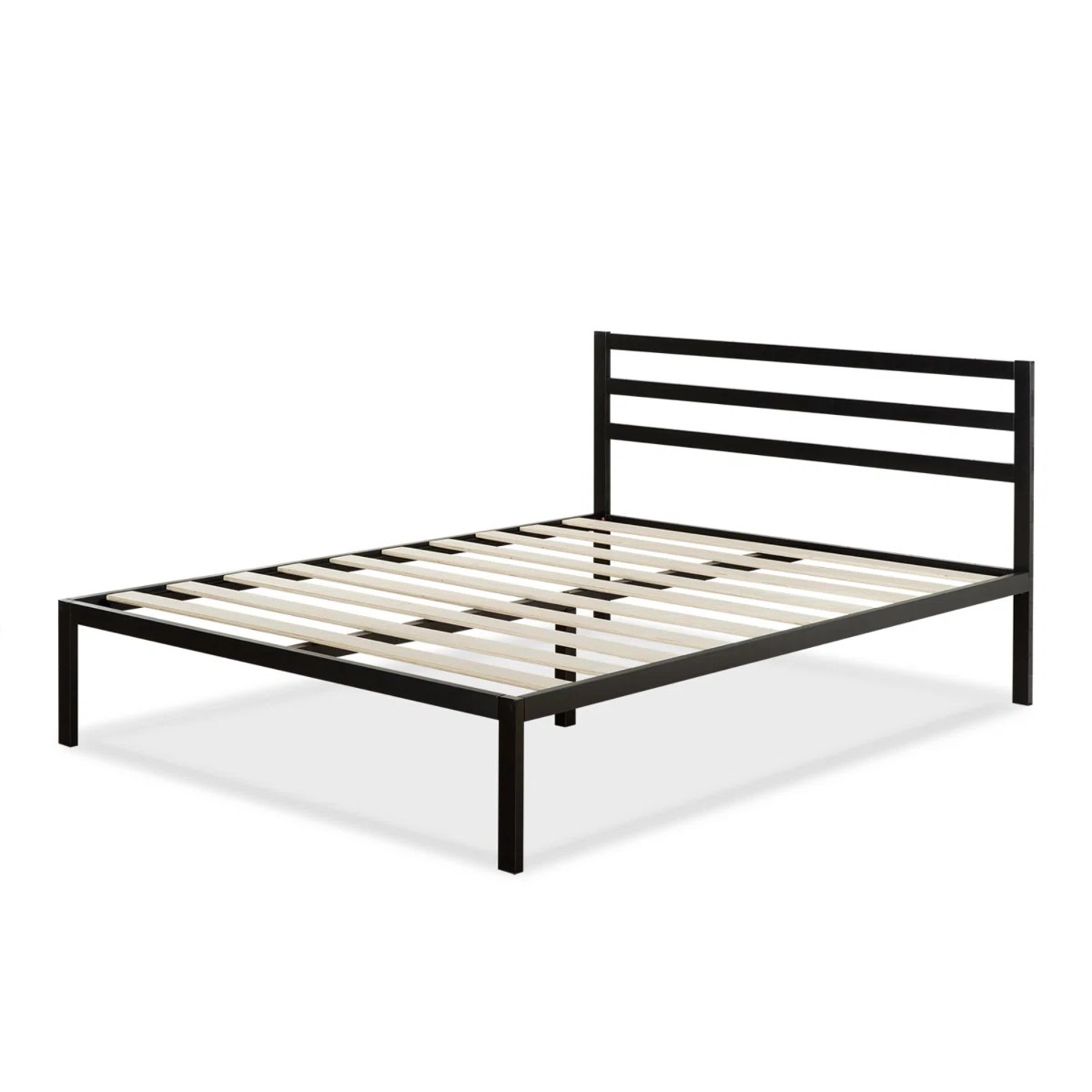 Santrell Full Size Metal Platform Bed 14" - image-1