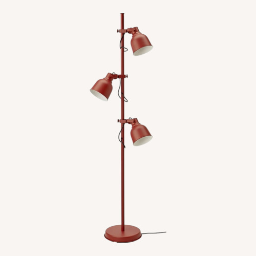 Used IKEA Hektar Lamp Red for sale on AptDeco
