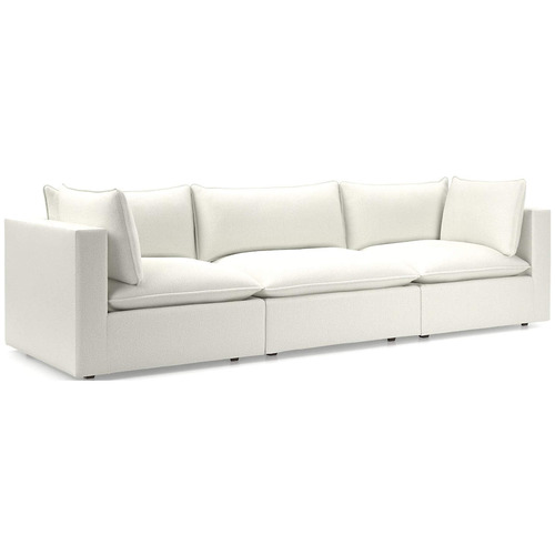 Used Crate & Barrel Lotus Deep Modular 3-Piece Sofa for sale on AptDeco