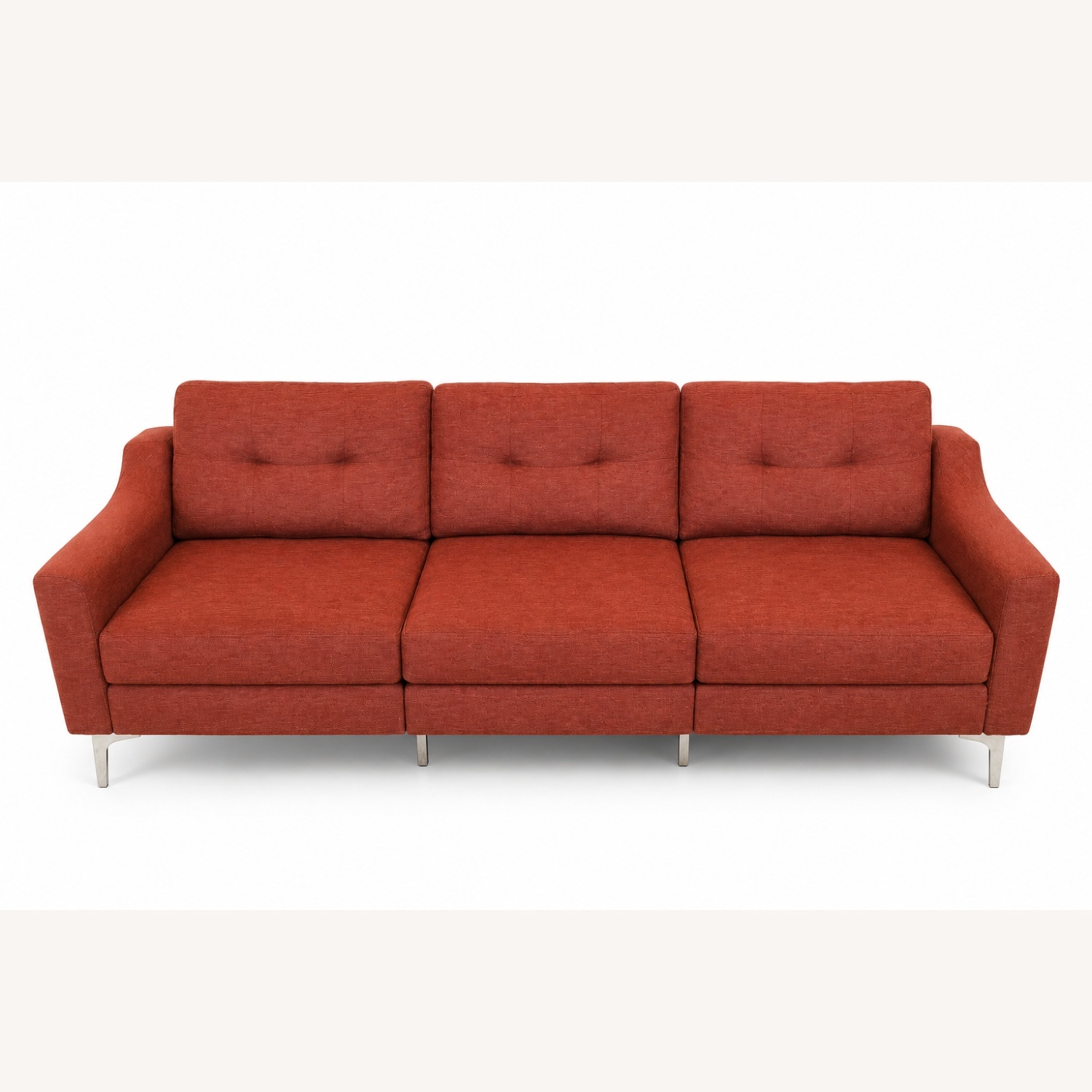 Burrow Nomad Red Fabric Modular Sofa - image-0