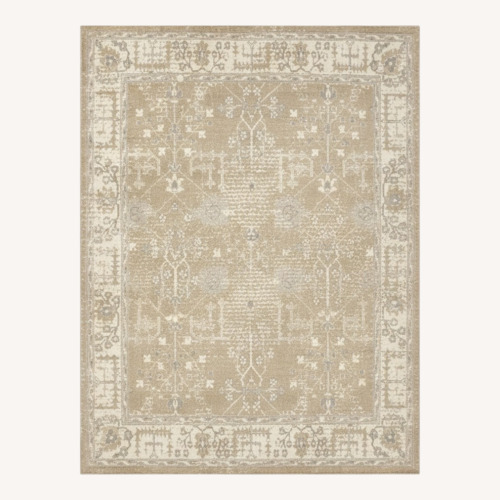 Used Pottery Barn Reeva Natural Area Rug 6' x 9' for sale on AptDeco