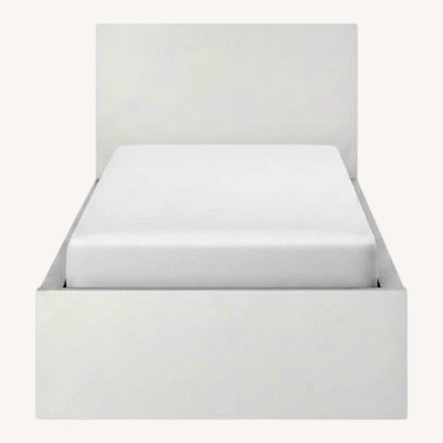 Used IKEA Malm White Wood Twin Bed for sale on AptDeco