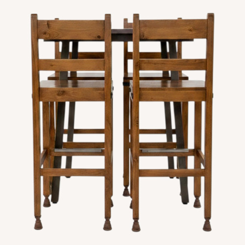 Used Sheesham Wood Counter-Height Dining Set for sale on AptDeco