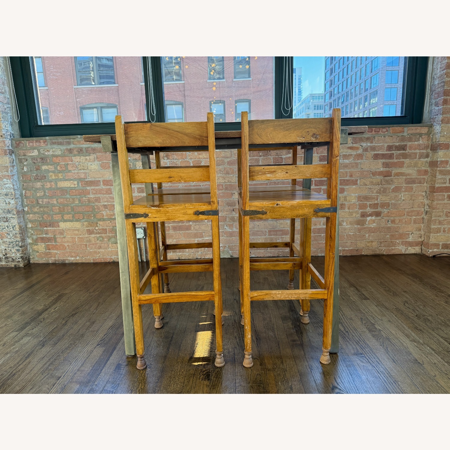 Sheesham Wood Counter-Height Dining Set - image-3