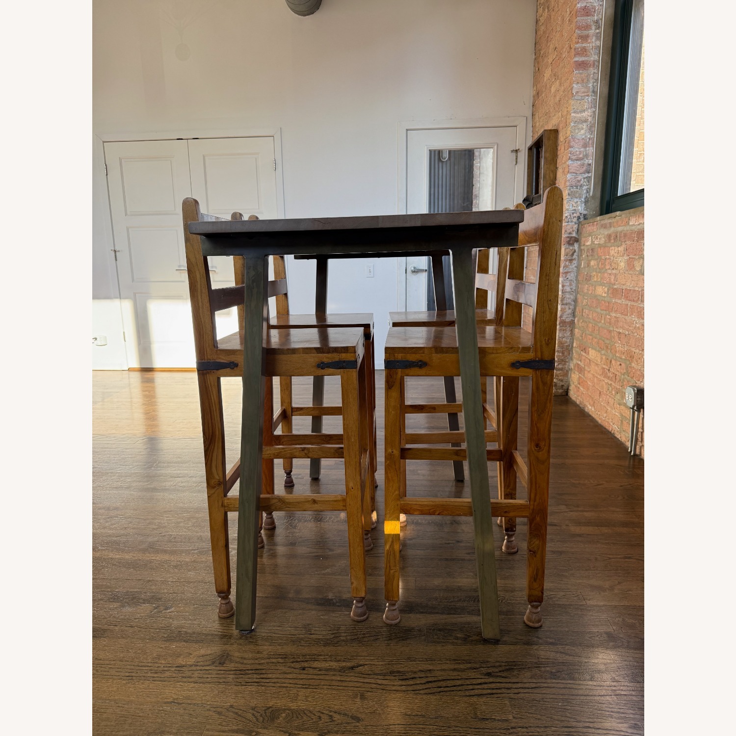 Sheesham Wood Counter-Height Dining Set - image-2