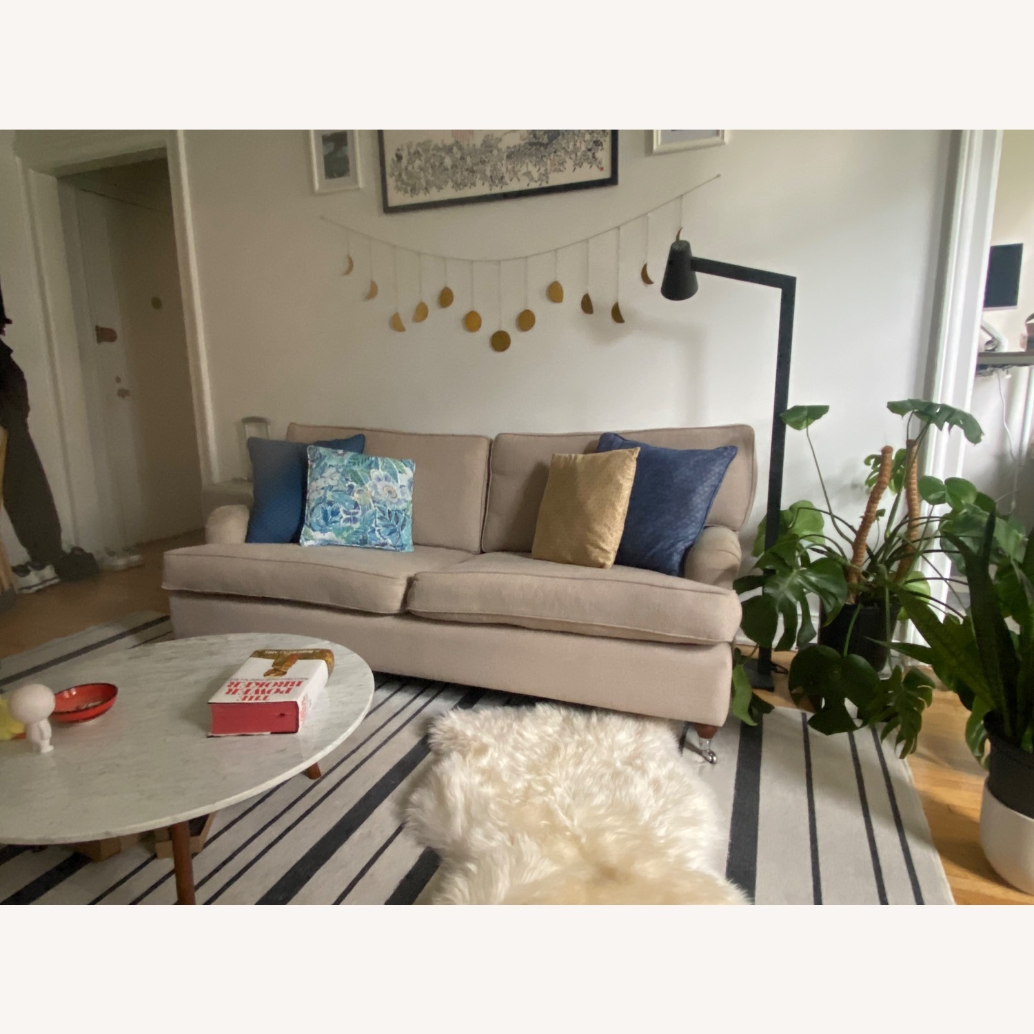 Bryght Natural Fabric 3+ Seater Sofa - image-6