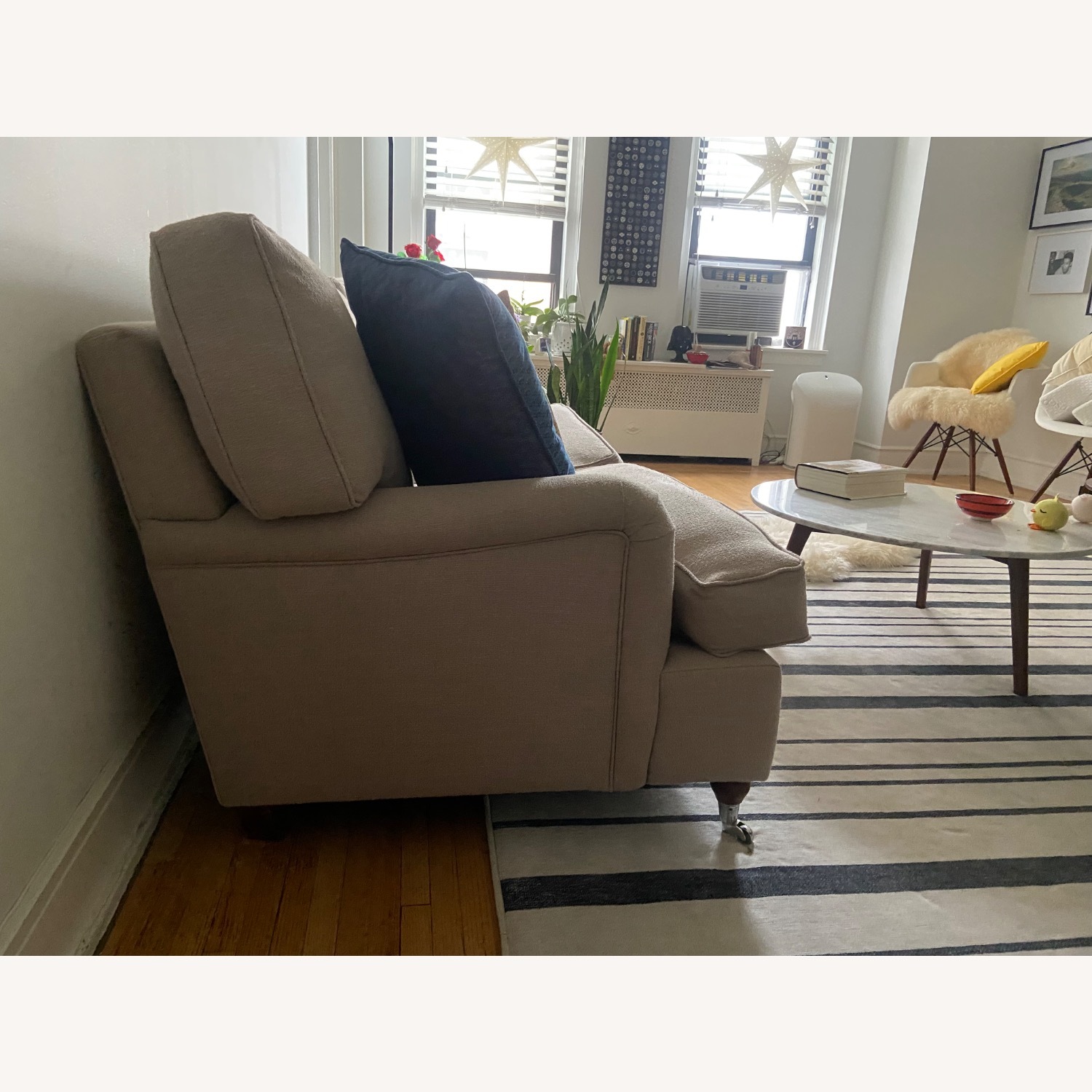 Bryght Natural Fabric 3+ Seater Sofa - image-3