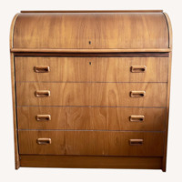 Vintage/Antique Finds Light Brown Wood Sideboard