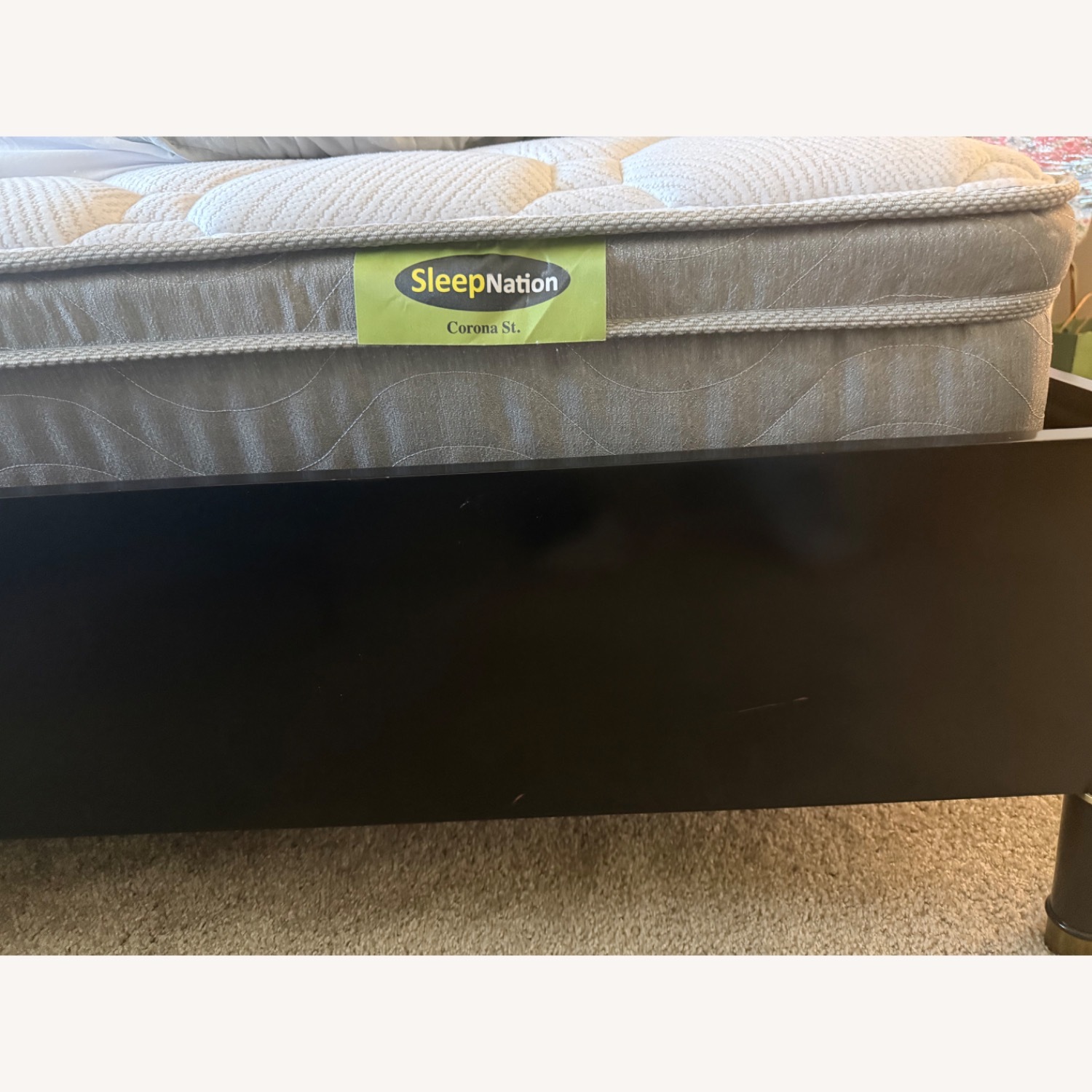 Black Lacourte Queen Bed Frame  - image-2