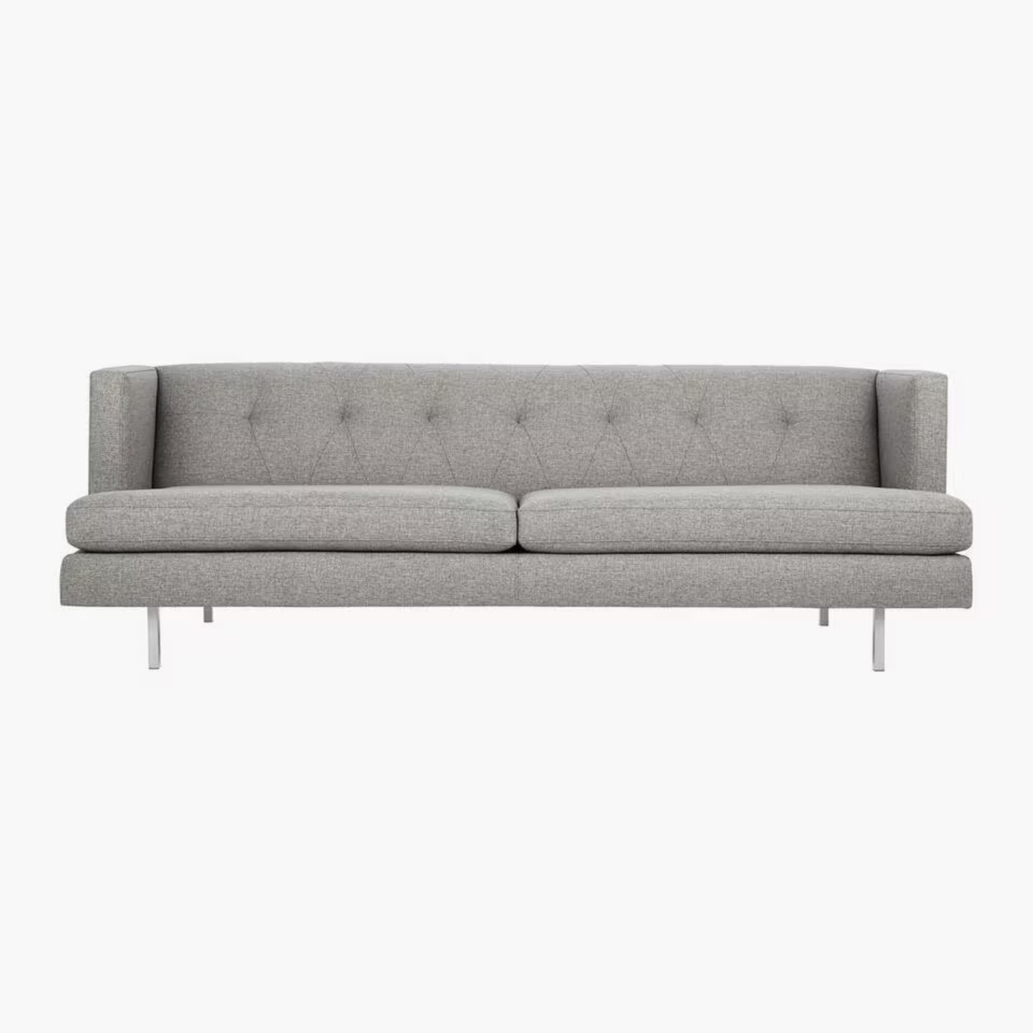 CB2 Avec Sofa Green Microsuede 2 Seater Sofa - image-7