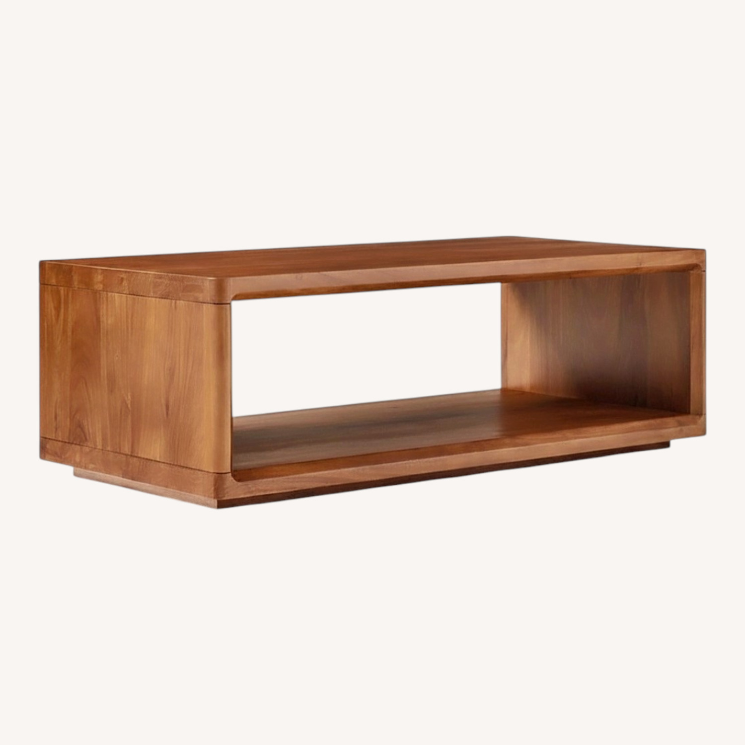West Elm Calla Coffee Table, 48", Acacia Solid Russet Brown - image-0